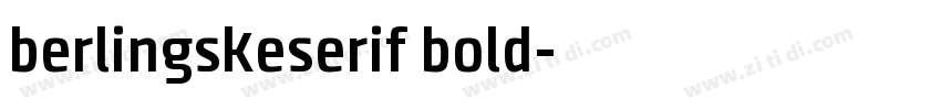 berlingskeserif bold字体转换